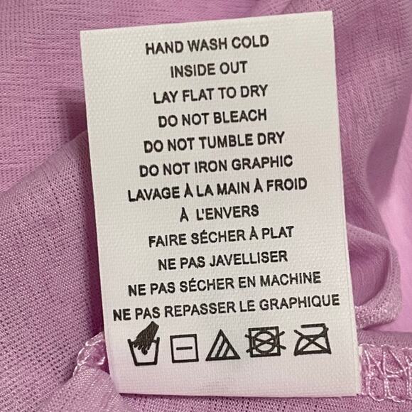 Spiritual Gangster Cropped Muscle Tank Size Small Choose Happiness Lavender NWT - Picture 10 of 16